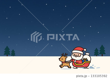 クリスマス　サンタクロース 133105392
