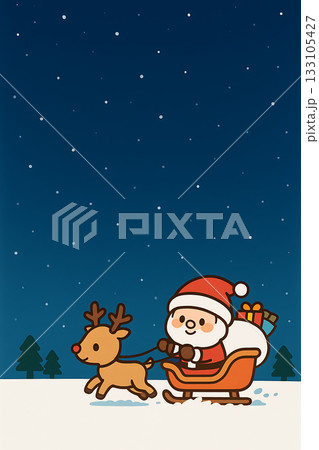 クリスマス　サンタクロース 133105427