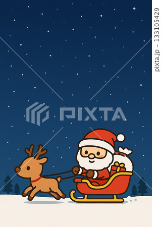 クリスマス　サンタクロース 133105429