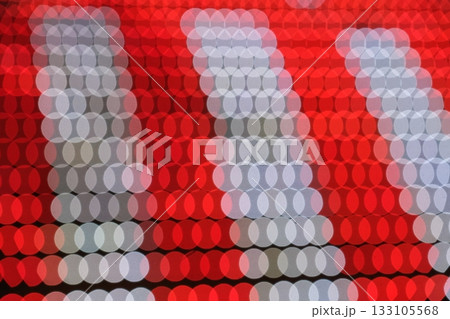 LED照明のボケ映像の幾何学模様 133105568