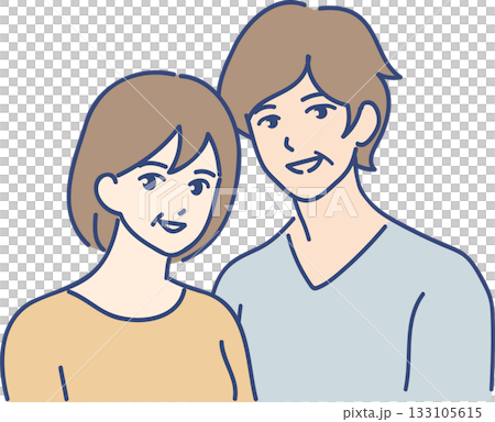 ミドル世代の夫婦 ミドル世代の夫婦 133105615