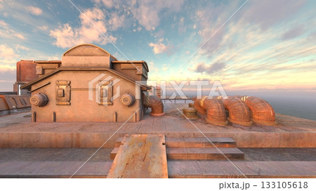 基地の中庭 133105618