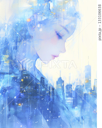 自分と向き合う時間を大切にしている女の子 自分と向き合う時間を大切にしている女の子 133106638