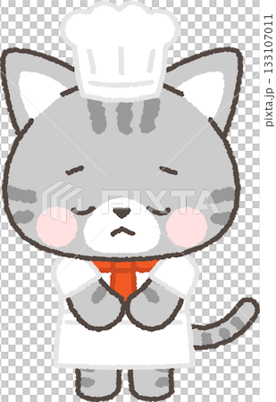 Apologetic tabby cat chef Apologetic tabby cat chef 133107011