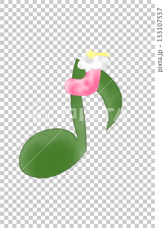 靴下の付いた音符 靴下の付いた音符 133107557