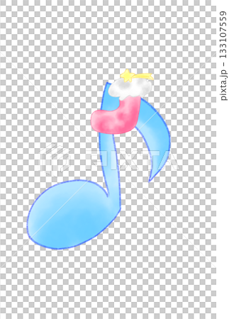 靴下の付いた音符 133107559