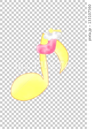 Musical notes with socks 133107560