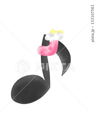 靴下の付いた音符 靴下の付いた音符 133107561