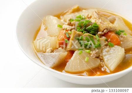 根菜と厚揚げの煮物 133108097