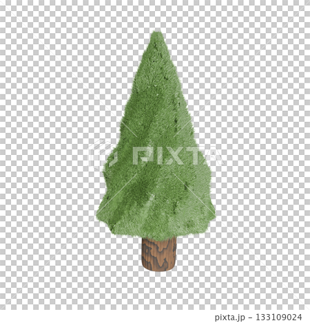 Simple 3D green tree base Simple 3D green tree base 133109024