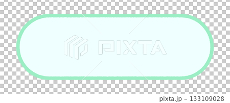 Simple and cute hand-drawn rounded rectangular frame in pastel colors - horizontal text space or label material Simple and cute hand-drawn rounded rectangular frame in pastel colors - horizontal text space or label material 133109028