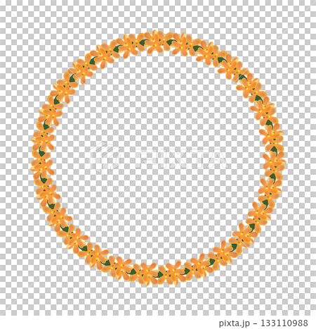 金木犀の花のリースイラスト 金木犀の花のリースイラスト 133110988