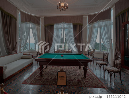 Trabzon -Turkey- September 25 2024: The Ataturk Pavilion a historical mansion that served as a residence for Mustafa Kemal Ataturk during his visits to the city . Trabzon -Turkey- September 25 2024: The Ataturk Pavilion a historical mansion that served as a residence for Mustafa Kemal Ataturk during his visits to the city . 133111042