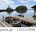 佐渡島のたらい舟乗り場 133111096