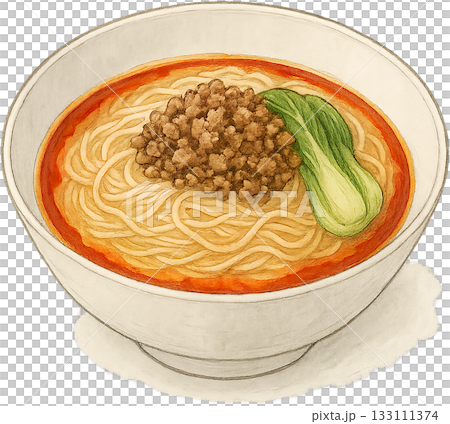 ほのかな感じの薄いラインドローイングイラスト 133111374