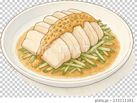 一幅線條柔和的插圖 一幅線條柔和的插圖 133111381