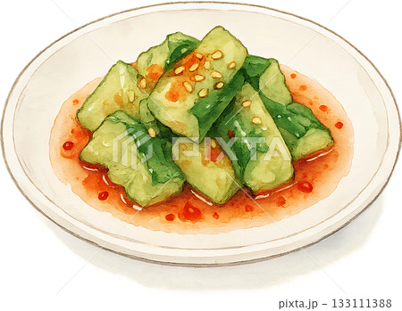 ほのかな感じの薄いラインドローイングイラスト 133111388