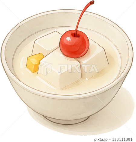 ほのかな感じの薄いラインドローイングイラスト 133111391