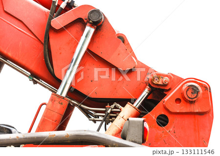 Close up of pneumatic machine 133111546