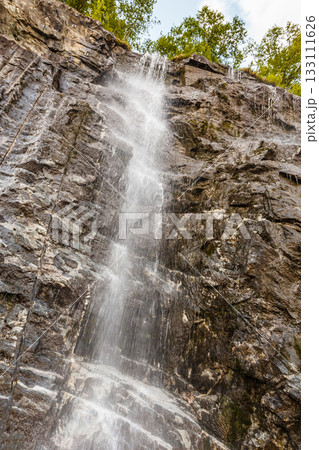 Little waterfall in mountains, Norway. Little waterfall in mountains, Norway. 133111626