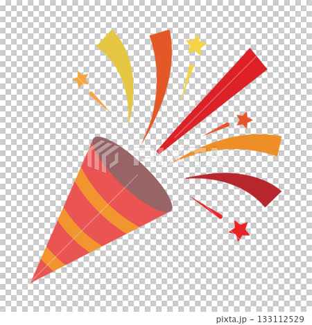 パーティ　クラッカー　アイコン 133112529