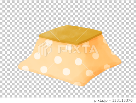 Watercolor polka dot kotatsu table Watercolor polka dot kotatsu table 133113370
