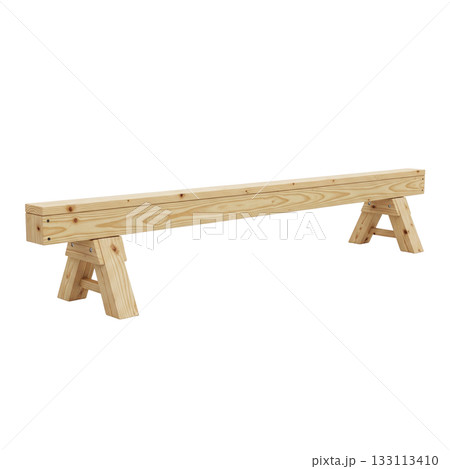 Wooden balance beam a gymnastics equipment for training exercise and physical education 133113410
