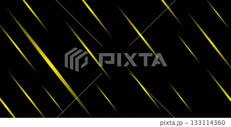 Glowing Abstract Lines with Motion and Contrast on Black Background 133114360