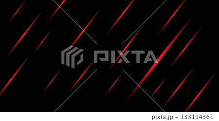 Glowing Abstract Lines with Motion and Intensity on Black Dynamic Background 133114361