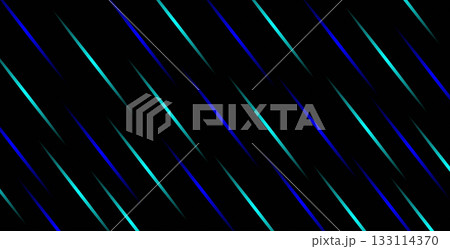 Gradient Motion Streaks on Black Abstract Digital Background 133114370