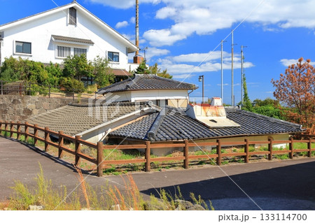【長崎県】晴天の土石流被災家屋保存公園（道の駅ひまわり） 133114700