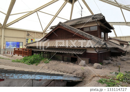 【長崎県】土石流被災家屋保存公園（道の駅ひまわり） 133114727
