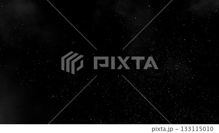 Freeze motion of natural snow falling on black background 133115010