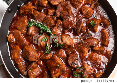 Beef Meat Stew with Red Wine, Braised Beef Beef Meat Stew with Red Wine, Braised Beef 133115764