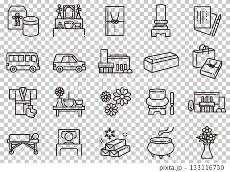 Funeral Icons 01 Funeral Icons 133116730