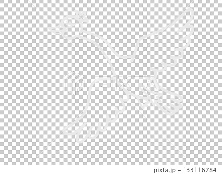 星座図に合うイラスト　はくちょう座 133116784