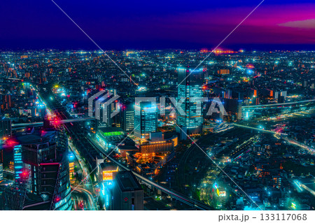 ミッドランドスクエアからの夜景 ミッドランドスクエアからの夜景 133117068