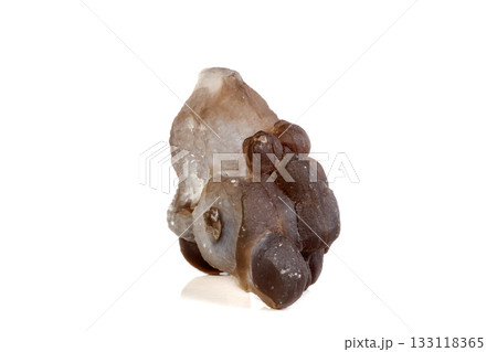 Macro mineral stone Chalcedony, Chalcedony screed on a white background Macro mineral stone Chalcedony, Chalcedony screed on a white background 133118365