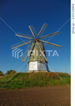 windmill dutch type against blue sky windmill dutch type against blue sky 133118804