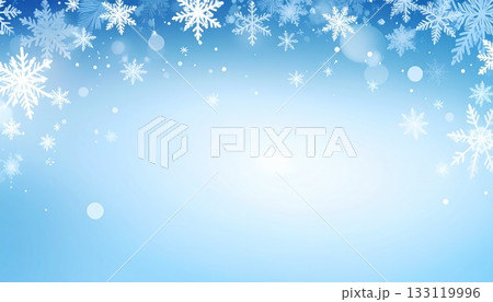 冬カラーの青いアブストラクト背景6 133119996