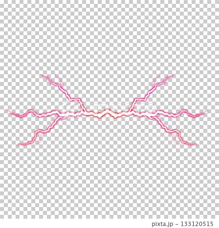 Red horizontal lightning bolt 133120515