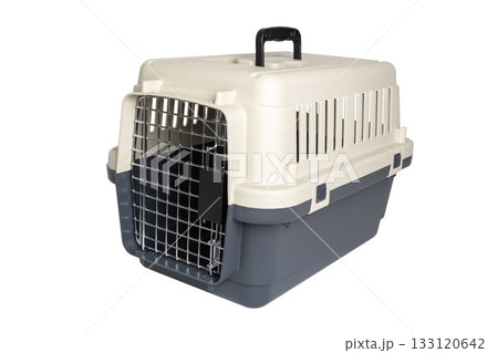 Sturdy portable pet carrier with secure latch and ventilation for safe travel Sturdy portable pet carrier with secure latch and ventilation for safe travel 133120642