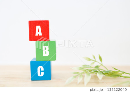 A・B・Cの3つのカラーブロック。 133122040