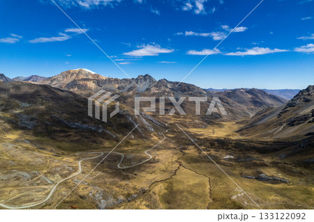 View of the Andes Mountains in the Ancash region. View of the Andes Mountains in the Ancash region. 133122092