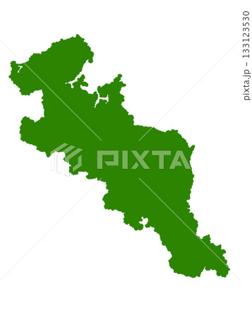 京都府の地図（グリーン） 133123530