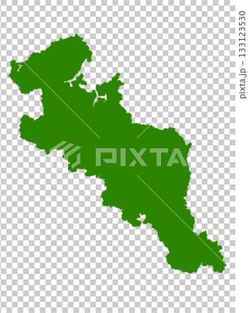 京都府の地図（グリーン） 133123530