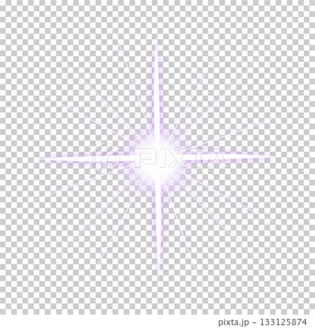 薄い紫色の強い光 薄い紫色の強い光 133125874