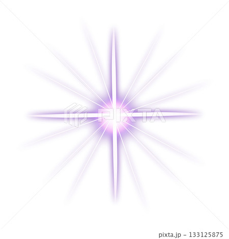 紫色の強い光 133125875
