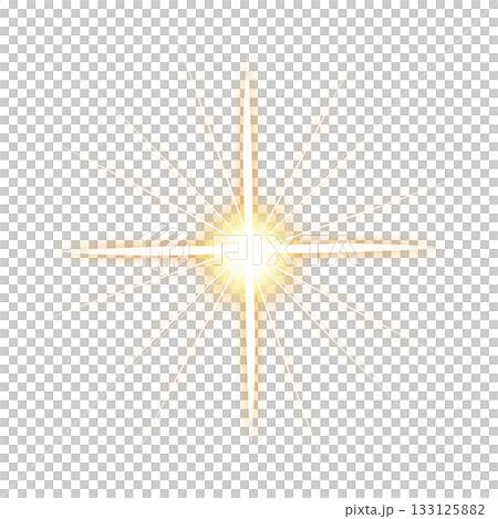 強烈的橙色光 133125882