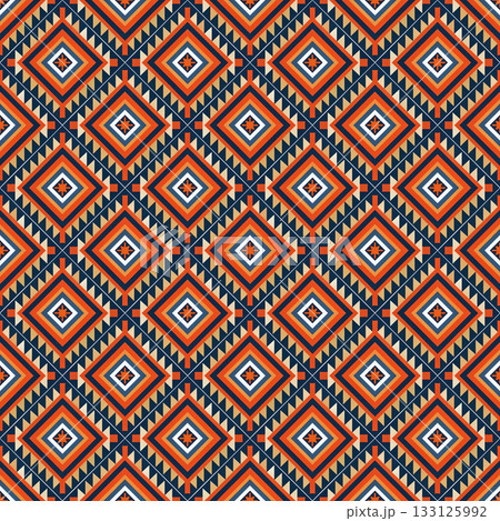 seamless tribal ethnic pattern. geometric vector pattern seamless tribal ethnic pattern. geometric vector pattern 133125992